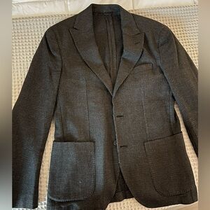 Massimo Dutti Brown Wool Blazer – Size 38
